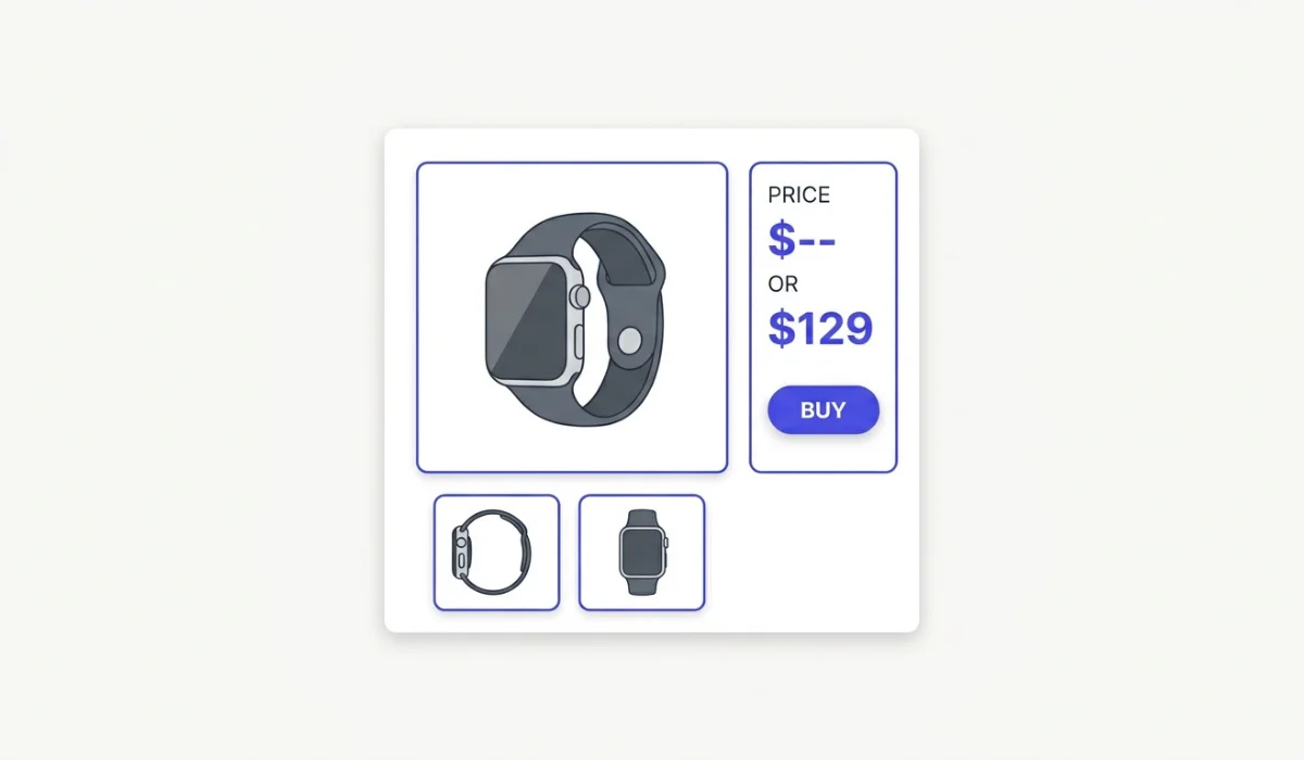 A finished product on white shown in a marketplace listing layout